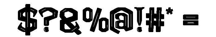 GLOAMIX-Regular Font OTHER CHARS