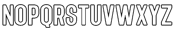 GLORIX-Regular Font UPPERCASE