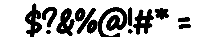Glabrak Font OTHER CHARS