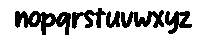 Glabrak Font LOWERCASE