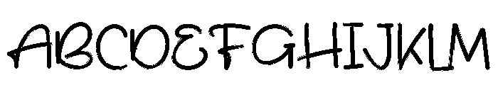 Glacial Winter Font UPPERCASE