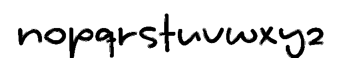 Glacial Winter Font LOWERCASE