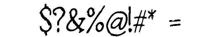 Glacier_Xtreme Font OTHER CHARS