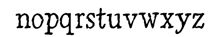 Glacier_Xtreme Font LOWERCASE