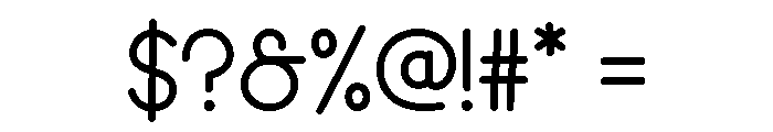 Glaciery Font OTHER CHARS