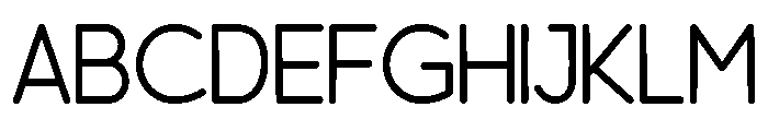 Glaciery Font UPPERCASE