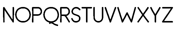 Glaciery Font UPPERCASE