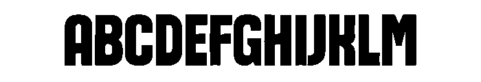 Gladen Font UPPERCASE