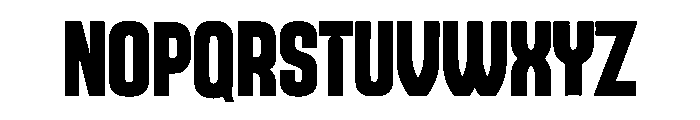 Gladen Font UPPERCASE