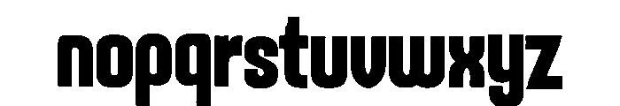 Gladen Font LOWERCASE