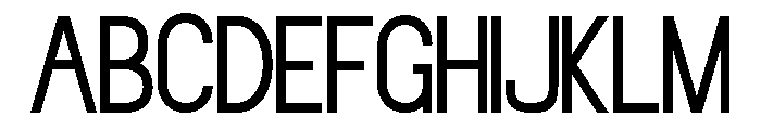 Gladence Regular Font UPPERCASE