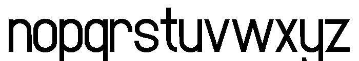 Gladence Regular Font LOWERCASE