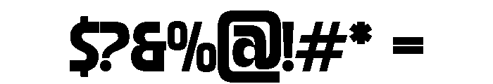 Glafio-Regular Font OTHER CHARS