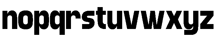 Glafio-Regular Font LOWERCASE