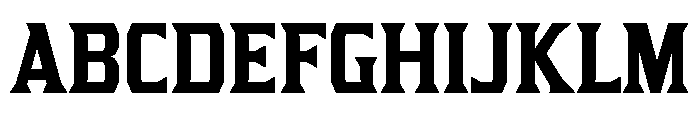 Glaives Font UPPERCASE