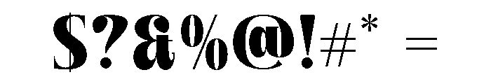 Glamore-Regular Font OTHER CHARS