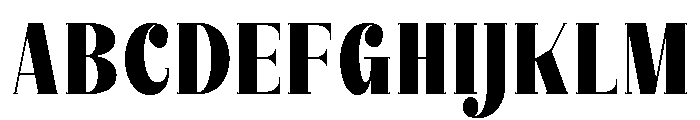 Glamore-Regular Font UPPERCASE