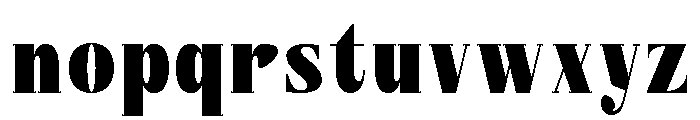 Glamore-Regular Font LOWERCASE