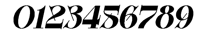 Glamour Avegato Bold Italic Font OTHER CHARS