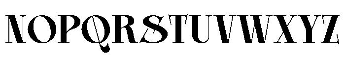 Glamour Avegato Bold Font UPPERCASE