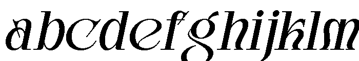 Glamour Avegato Italic FONT