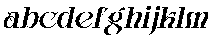Glamour Avegato Medium Italic FONT