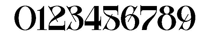 Glamour Avegato Medium Font OTHER CHARS