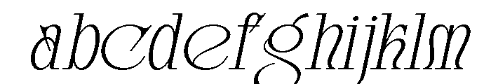 Glamour Avegato Thin Italic FONT