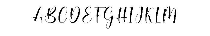 Glamour2 Font UPPERCASE