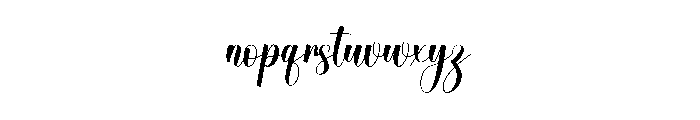 Glamour2 Font LOWERCASE