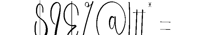 Glandis Font OTHER CHARS