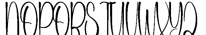 Glandis Font UPPERCASE