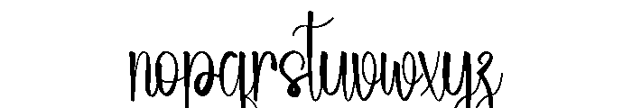 Glandis Font LOWERCASE