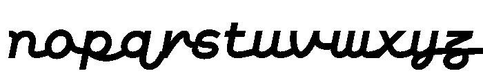 Glantiq Font LOWERCASE