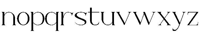 Glarenth Font LOWERCASE
