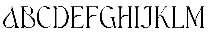 Glasfont Font UPPERCASE