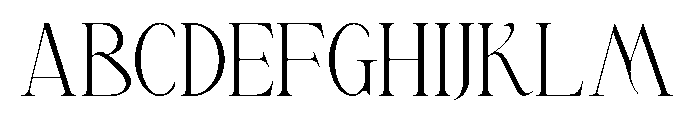 Glass Flower Font UPPERCASE