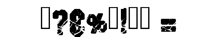Glass Grunge Regular Font OTHER CHARS