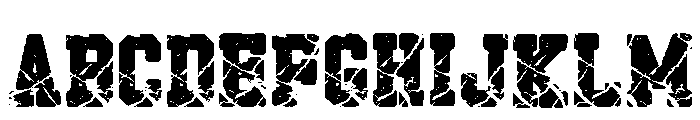 Glass Grunge Regular Font UPPERCASE
