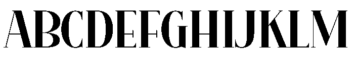 Glaurisa Regular Font UPPERCASE