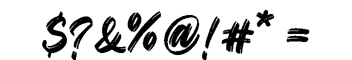 Glavient-Regular Font OTHER CHARS