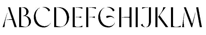 Glavoire Regular Font UPPERCASE