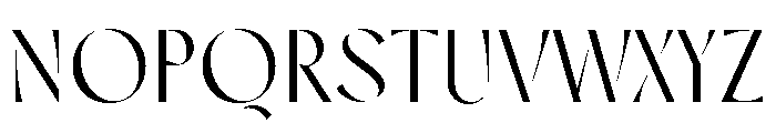 Glavoire Regular Font UPPERCASE