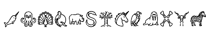 Glaze Regular Font LOWERCASE