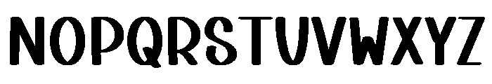 Glazed Heart Font UPPERCASE