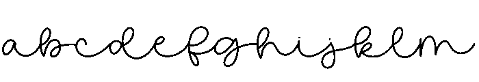 Glee Script FONT