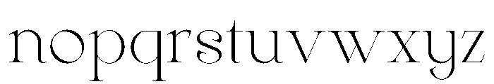 Gleed Display Font LOWERCASE
