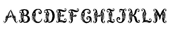 Glen Regular Font UPPERCASE