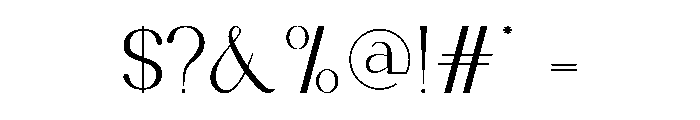 Glendive Font OTHER CHARS