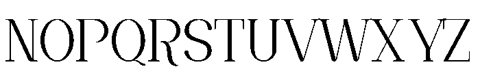 Glendive Font UPPERCASE